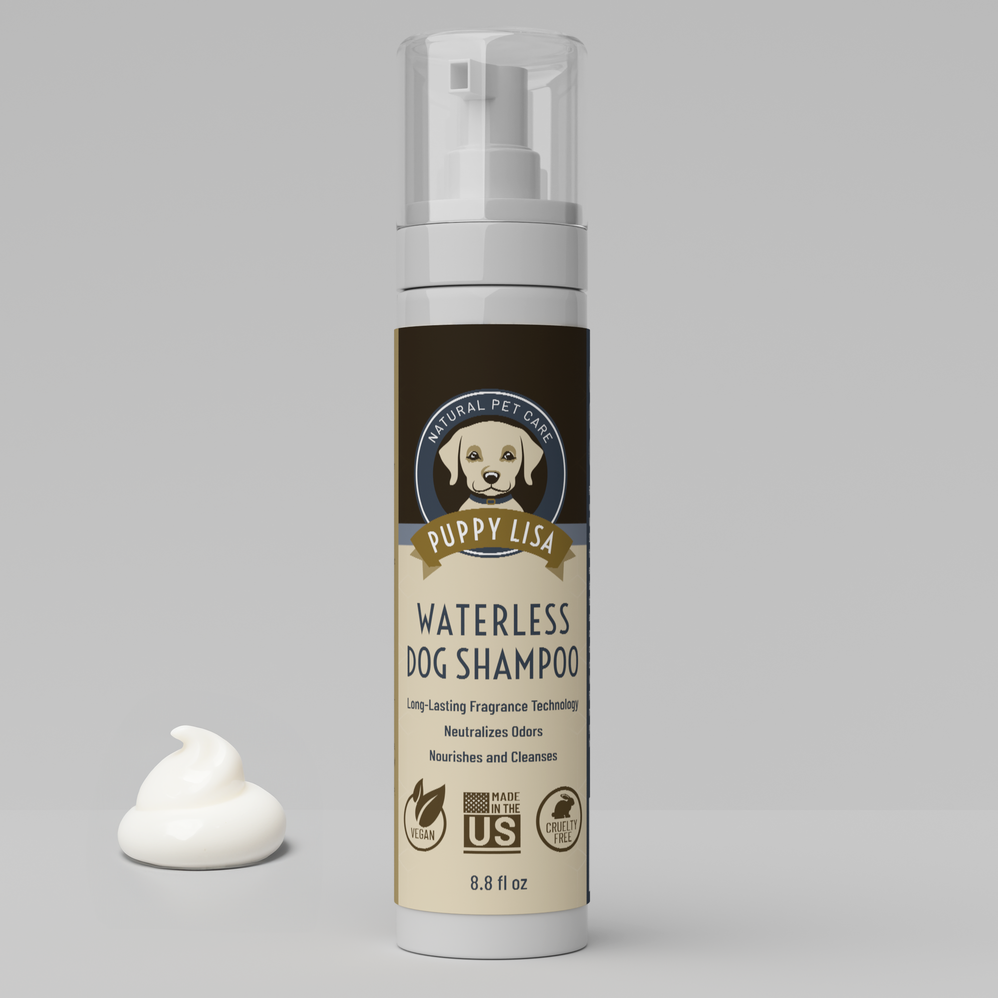 Waterless Shampoo For Dogs Made in the US Puppy